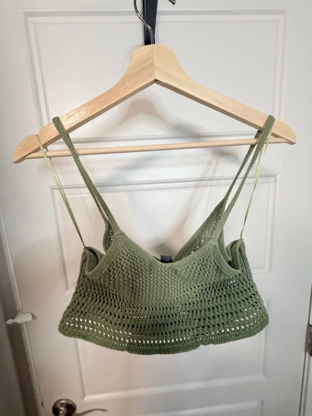 Streetwear Society Olive Crochet Bralette - Picture 3 of 5